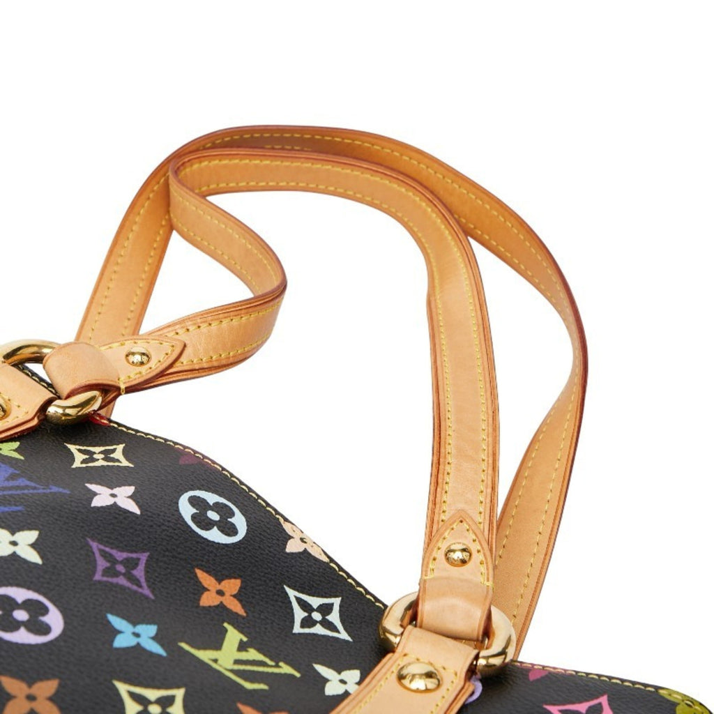 Louis Vuitton Black Multi-Color Pvc Leather Handbag Tote Bag (Pre-Owned)