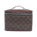 Louis Vuitton Marron Monogram Red Color Coated Canvas Handbag (Pre-Owned)