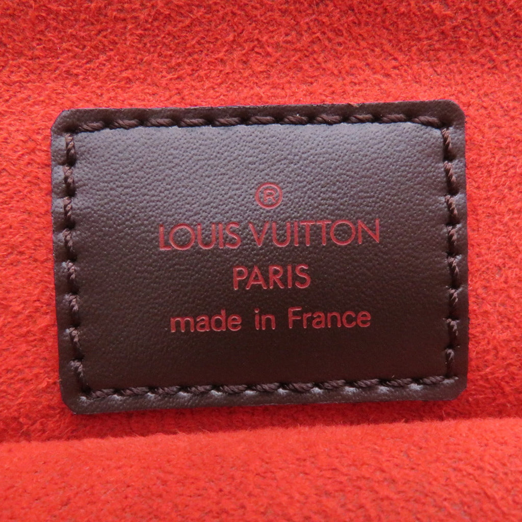 Louis Vuitton Damier Damier Canvas Ebene Red Color Shoulder Bag Tote Bag (Pre-Owned)