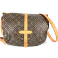 Louis Vuitton Blue Brown Monogram Monogram Perforated Shoulder Bag (Pre-Owned)