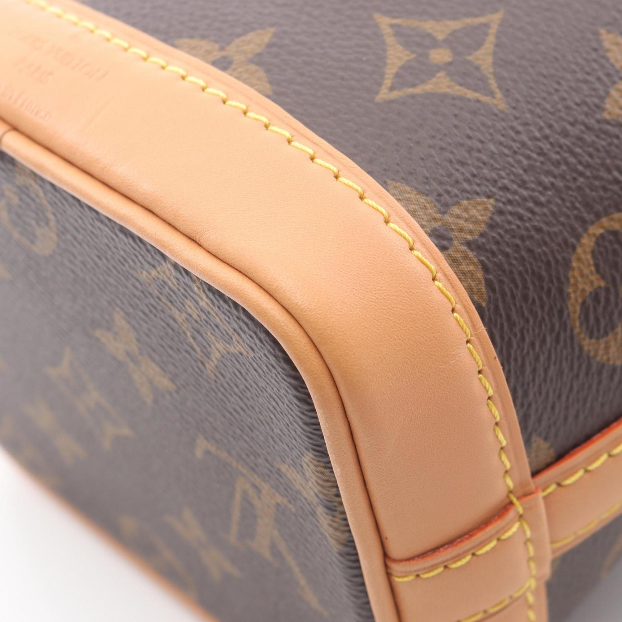 Louis Vuitton Brown Coated Canvas Leather Handbag (Pre-Owned)