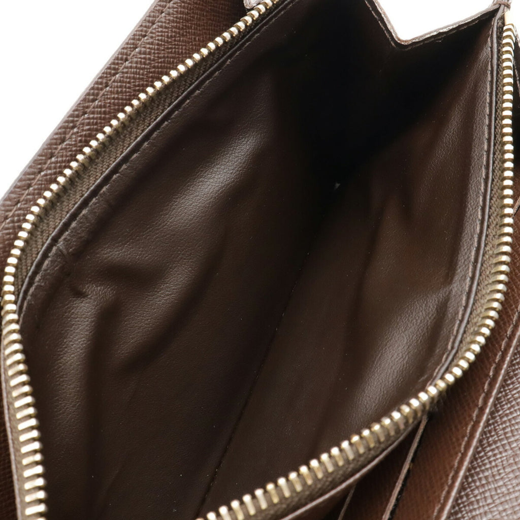 Louis Vuitton Brown Pvc Coated Canvas Damier Canvas Long Wallet (Bi-Fold) (Pre-Owned)