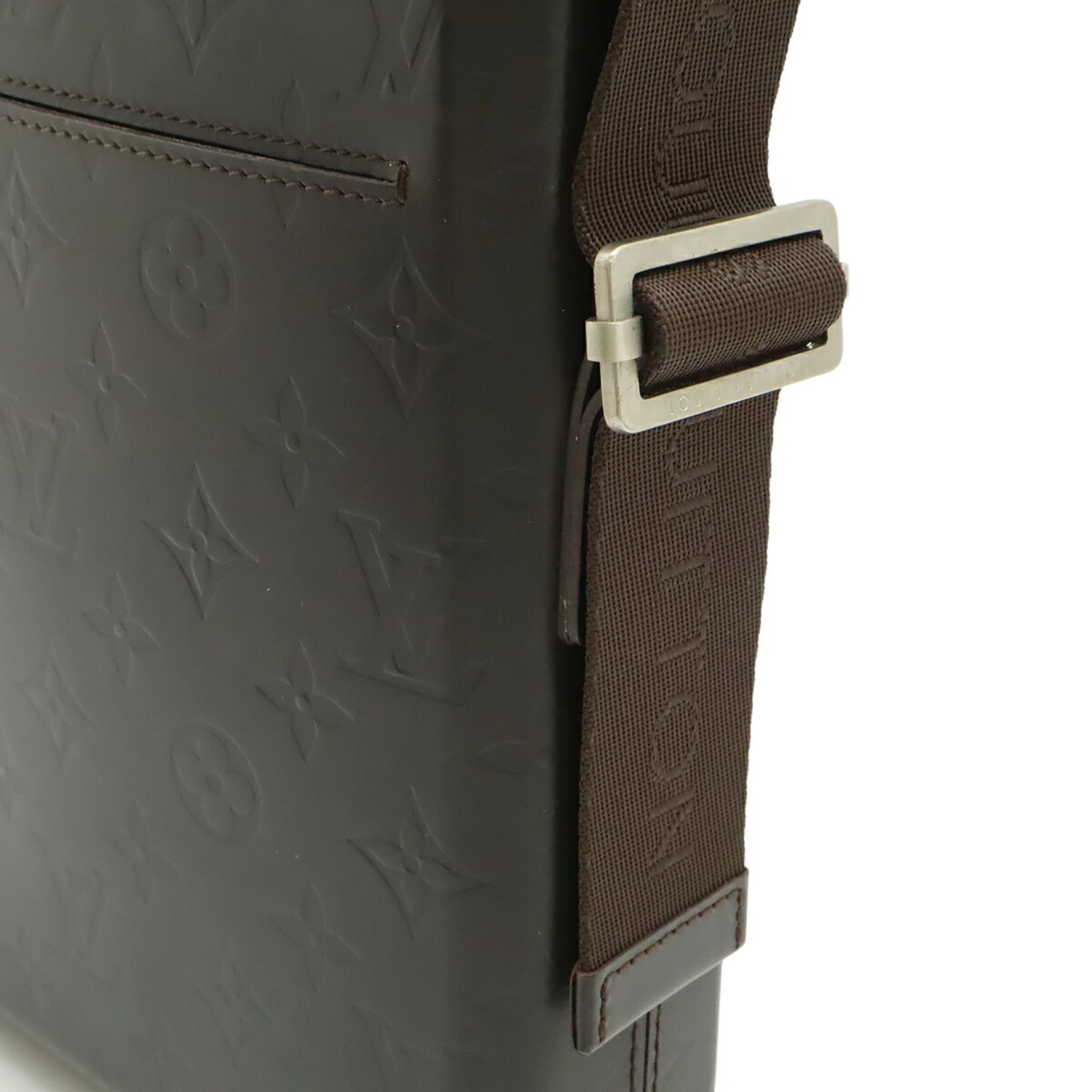 Louis Vuitton Coffee Monogram Leather Shoulder Bag (Pre-Owned)
