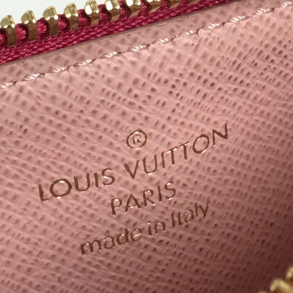 Louis Vuitton Brown Monogram Pink Monogram Coin Purse/Coin Case (Pre-Owned)