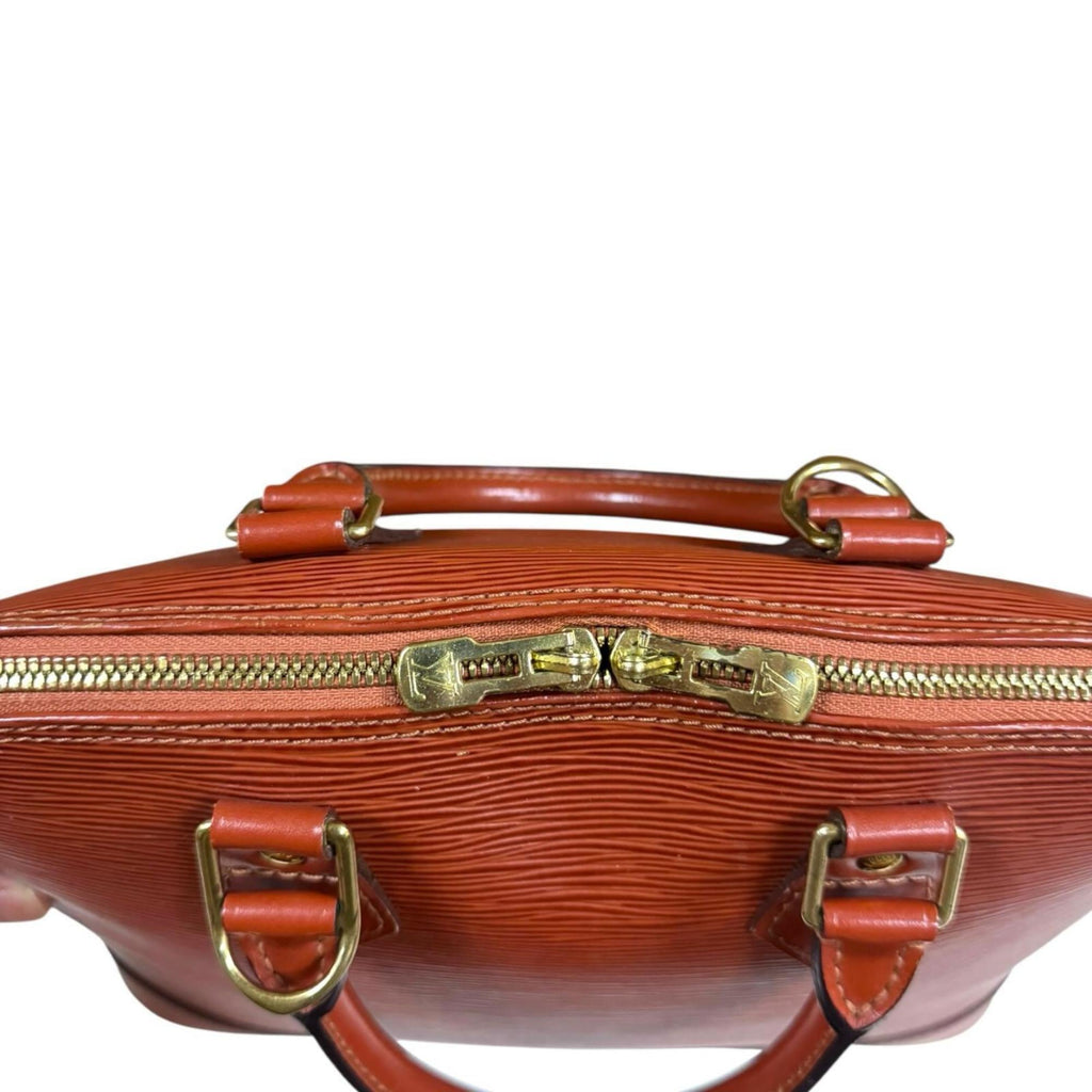 Louis Vuitton Brown Kenyan Brown Epi Leather Handbag (Pre-Owned)