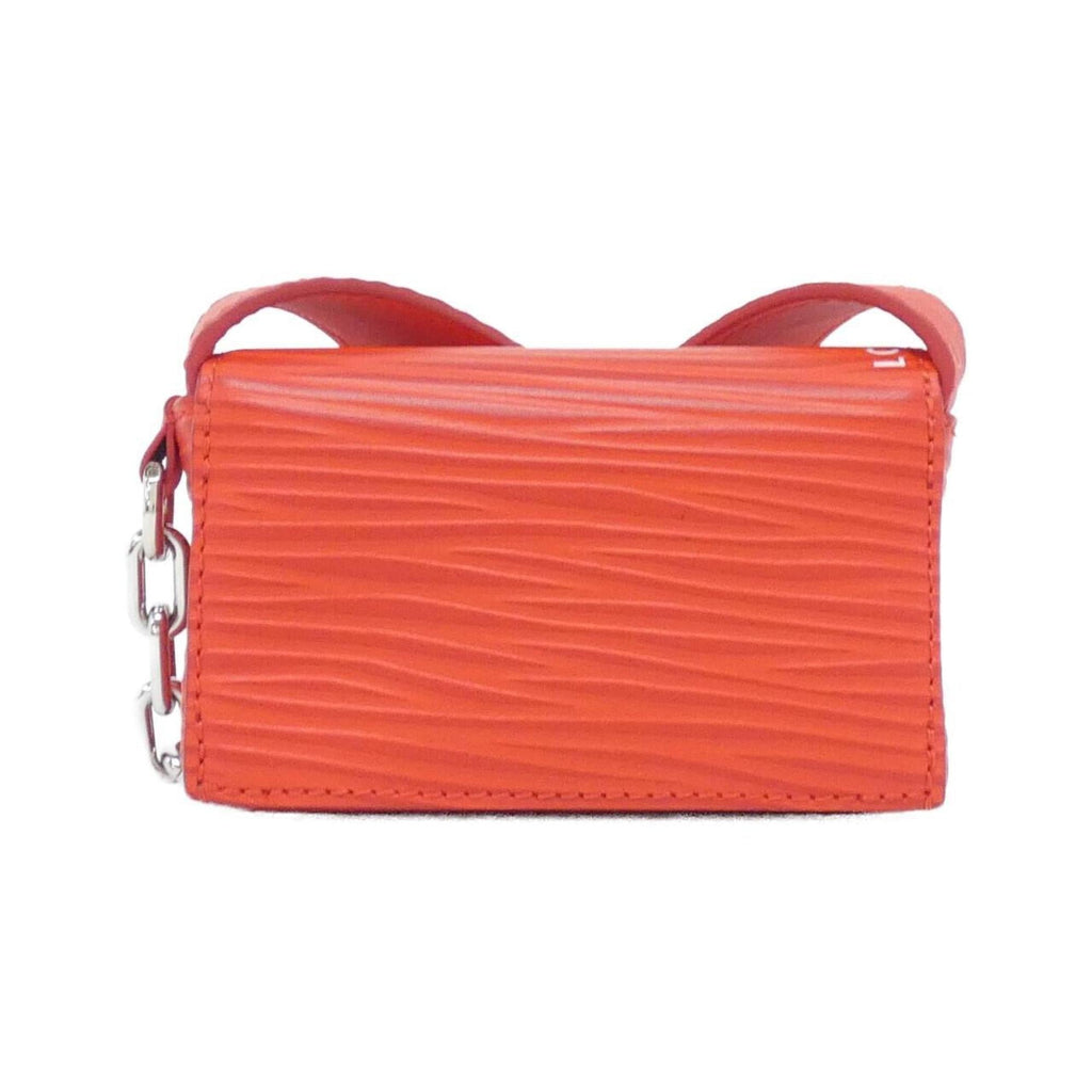 Louis Vuitton Rouge Leather Shoulder Bag (Pre-Owned)