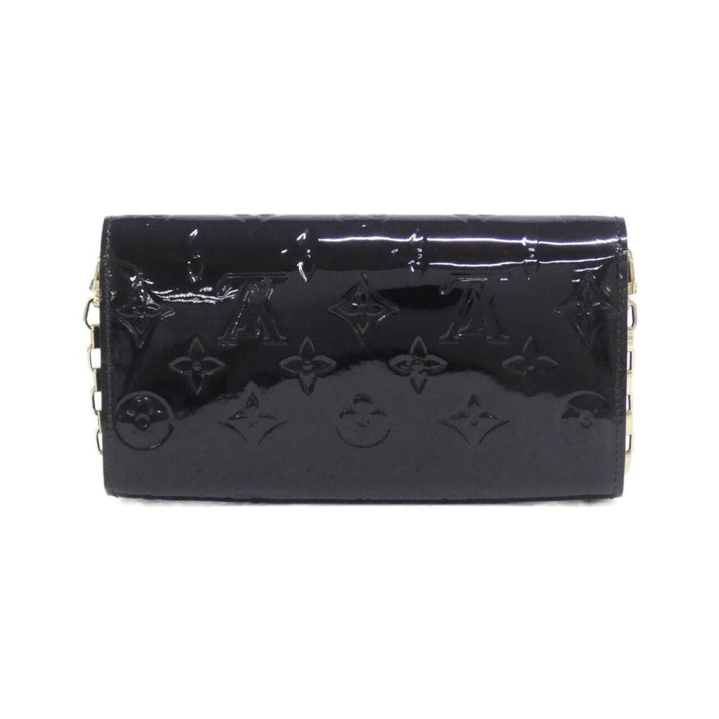 Louis Vuitton Vernis Amarante Leather Chain/Shoulder Wallet (Pre-Owned)