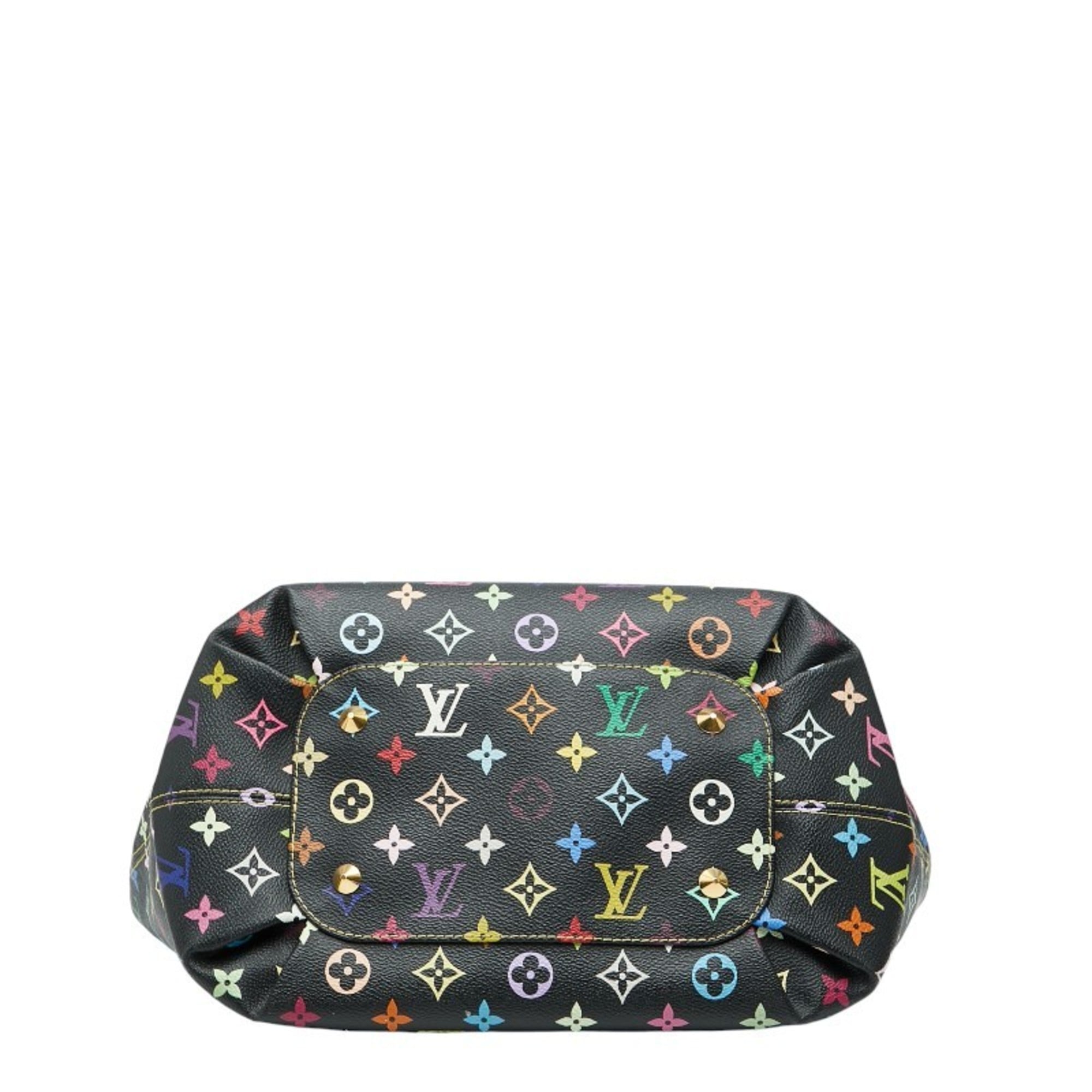 Louis Vuitton Black Multi-Color Noir Pvc Leather Shoulder Bag Tote Bag (Pre-Owned)