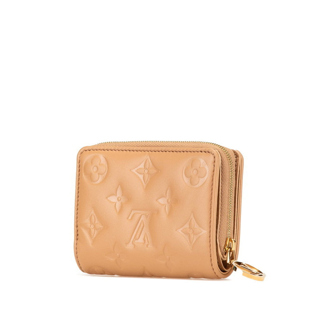 Louis Vuitton Brown Camel Leather Wallet (Bi-Fold) (Pre-Owned)