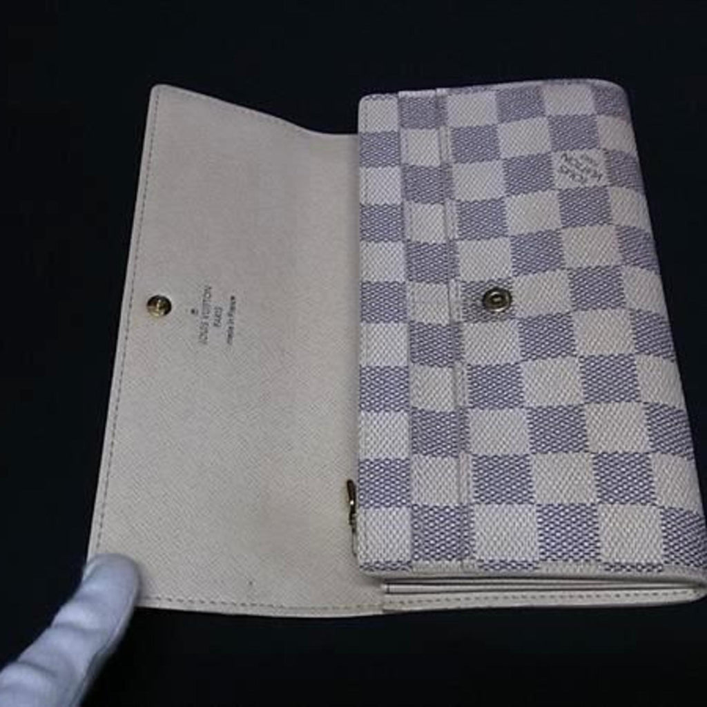 Louis Vuitton Azur Pvc Leather Long Wallet (Bi-Fold) (Pre-Owned)
