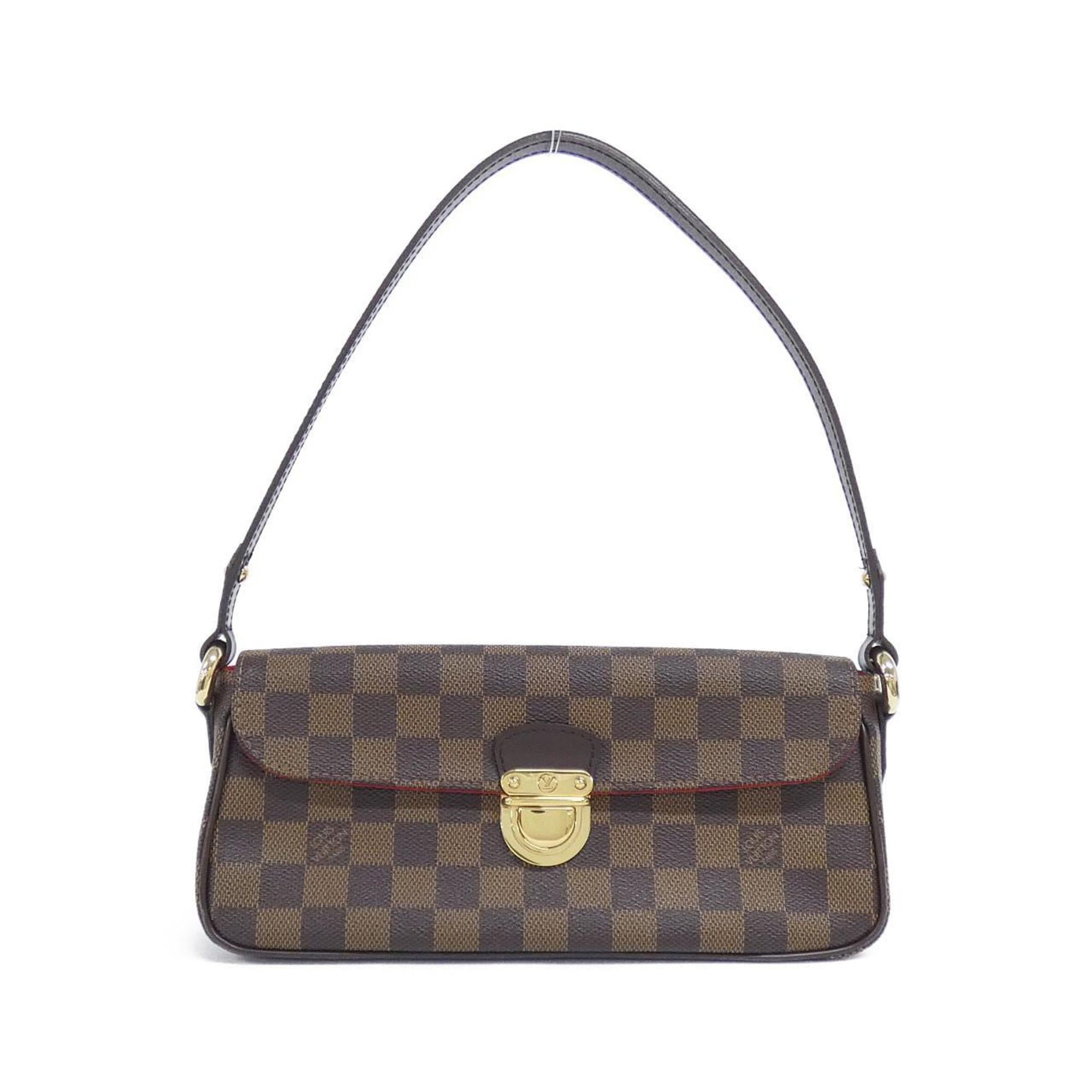 Louis Vuitton Damier Damier Canvas Ebene Damier Canvas Shoulder Bag (Pre-Owned)