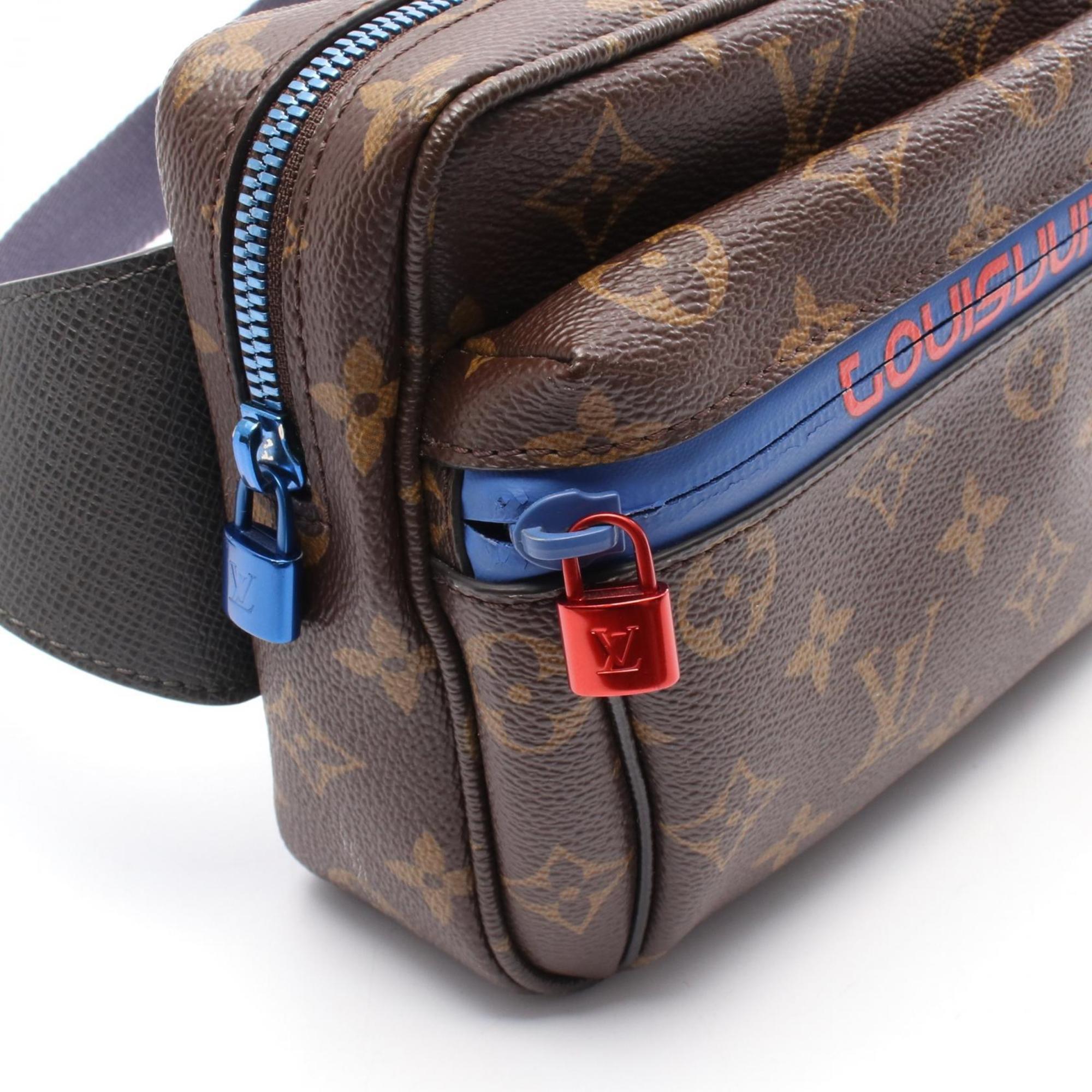 Louis Vuitton Brown Multi-Color Monogram Pvc Coated Canvas Leather Fanny Pack (Pre-Owned)
