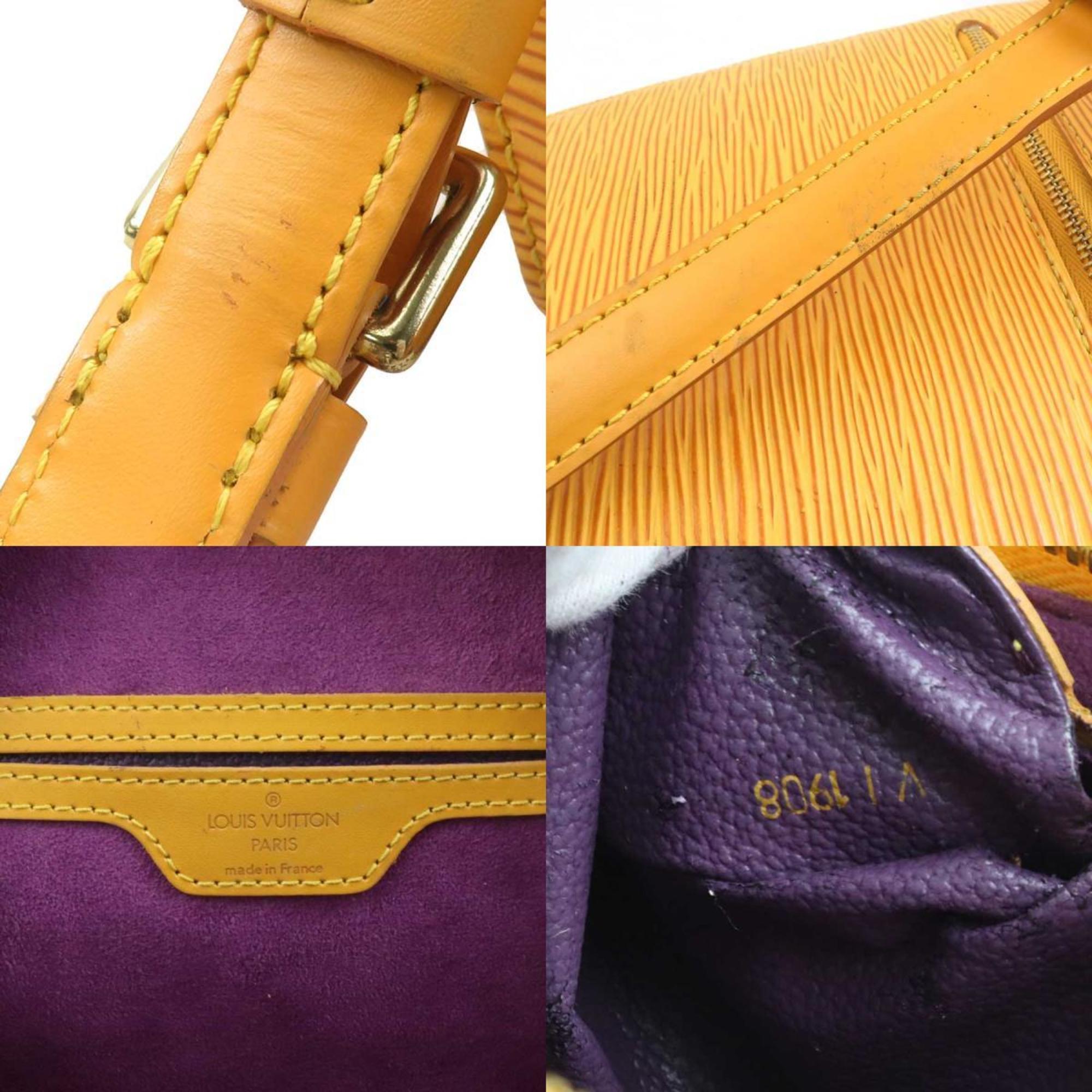 Louis Vuitton Yellow Epi Leather Backpack (Pre-Owned)