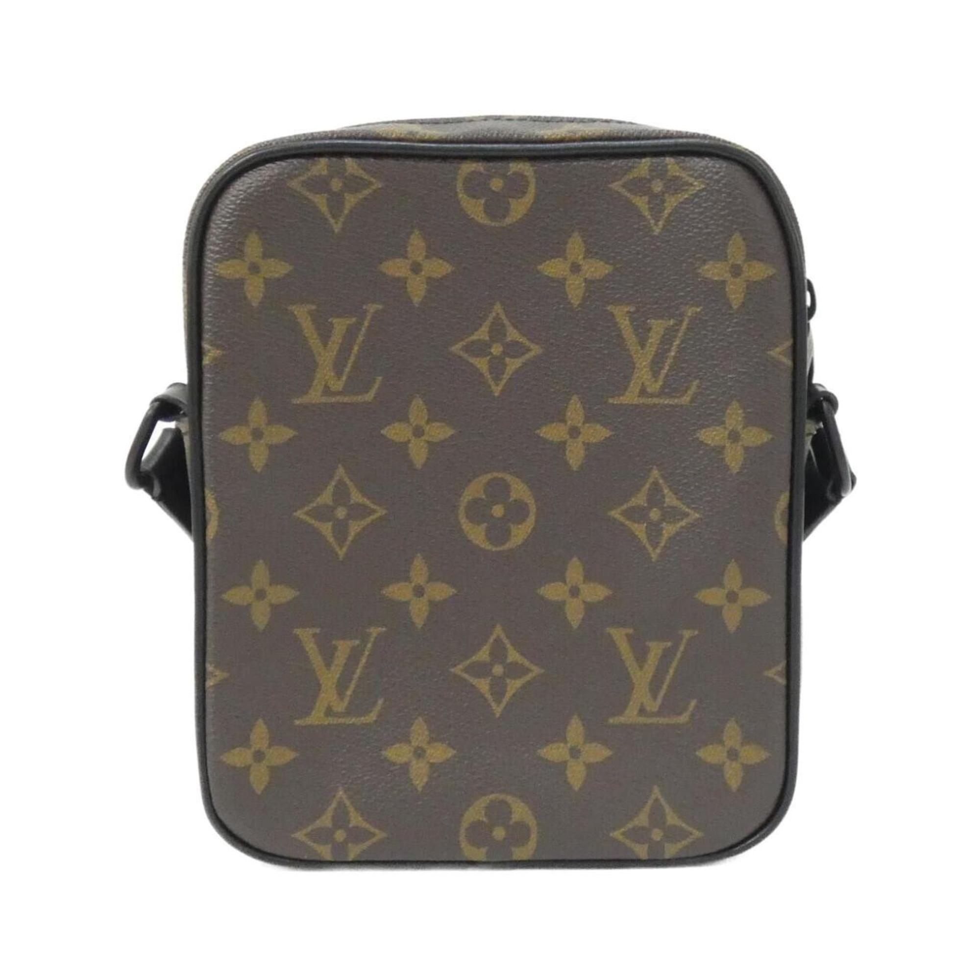 Louis Vuitton Marron Coated Canvas Shoulder Bag (Pre-Owned)