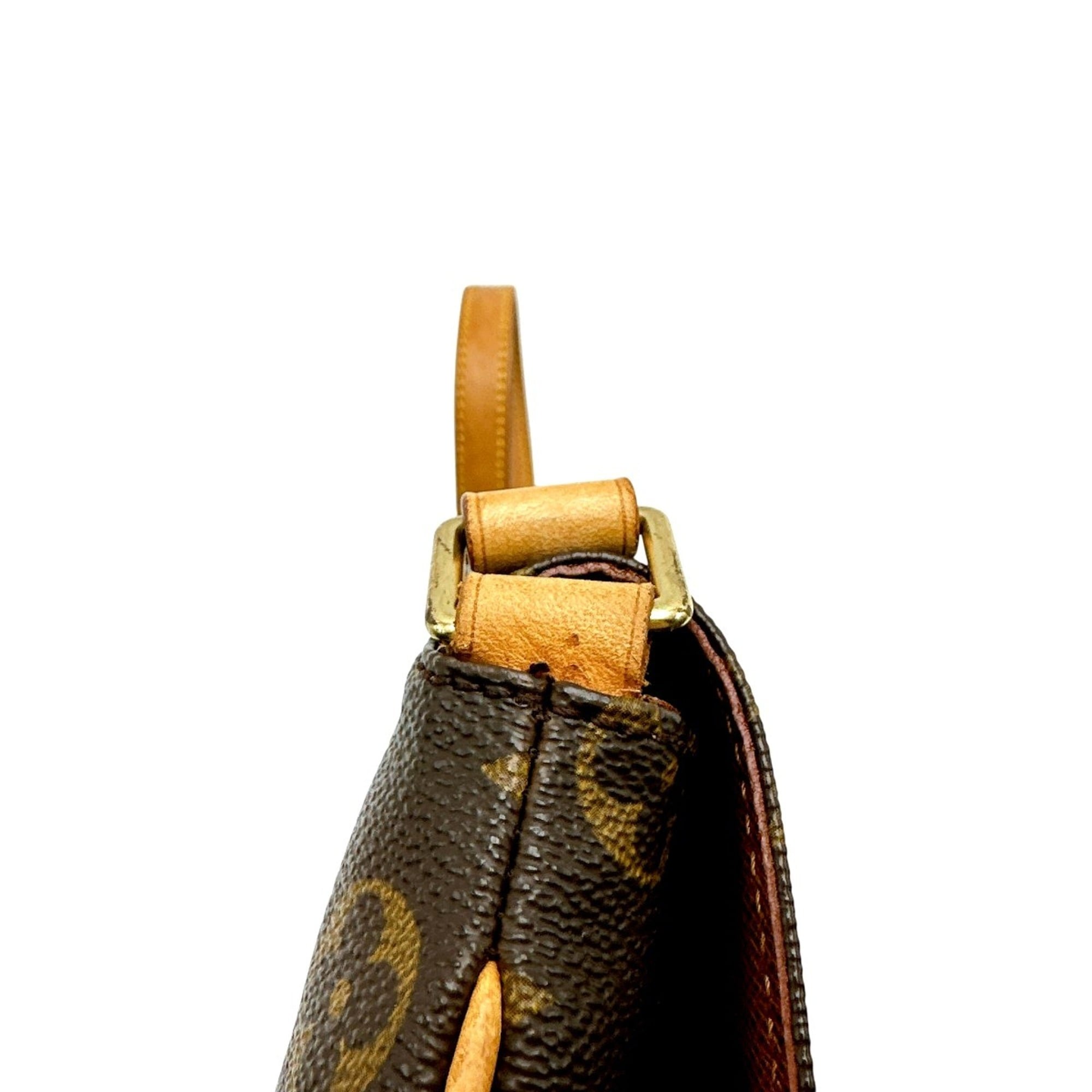 Louis Vuitton Brown Monogram Canvas Shoulder Bag (Pre-Owned)
