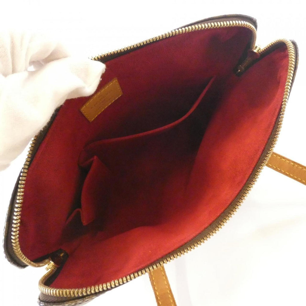 Louis Vuitton Marron Coated Canvas Shoulder Bag (Pre-Owned)
