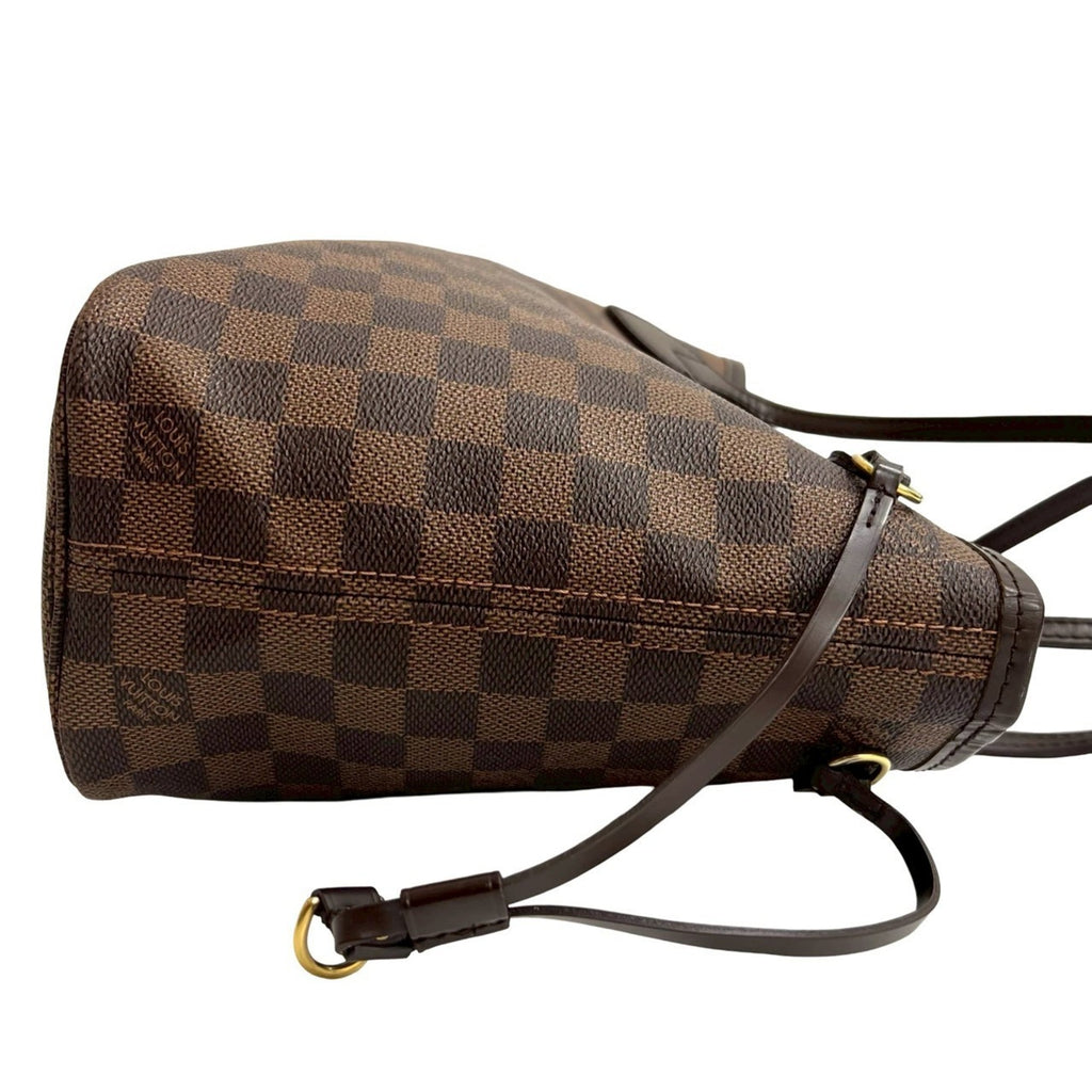 Louis Vuitton Brown Leather Pvc Handbag Shoulder Bag Tote Bag (Pre-Owned)