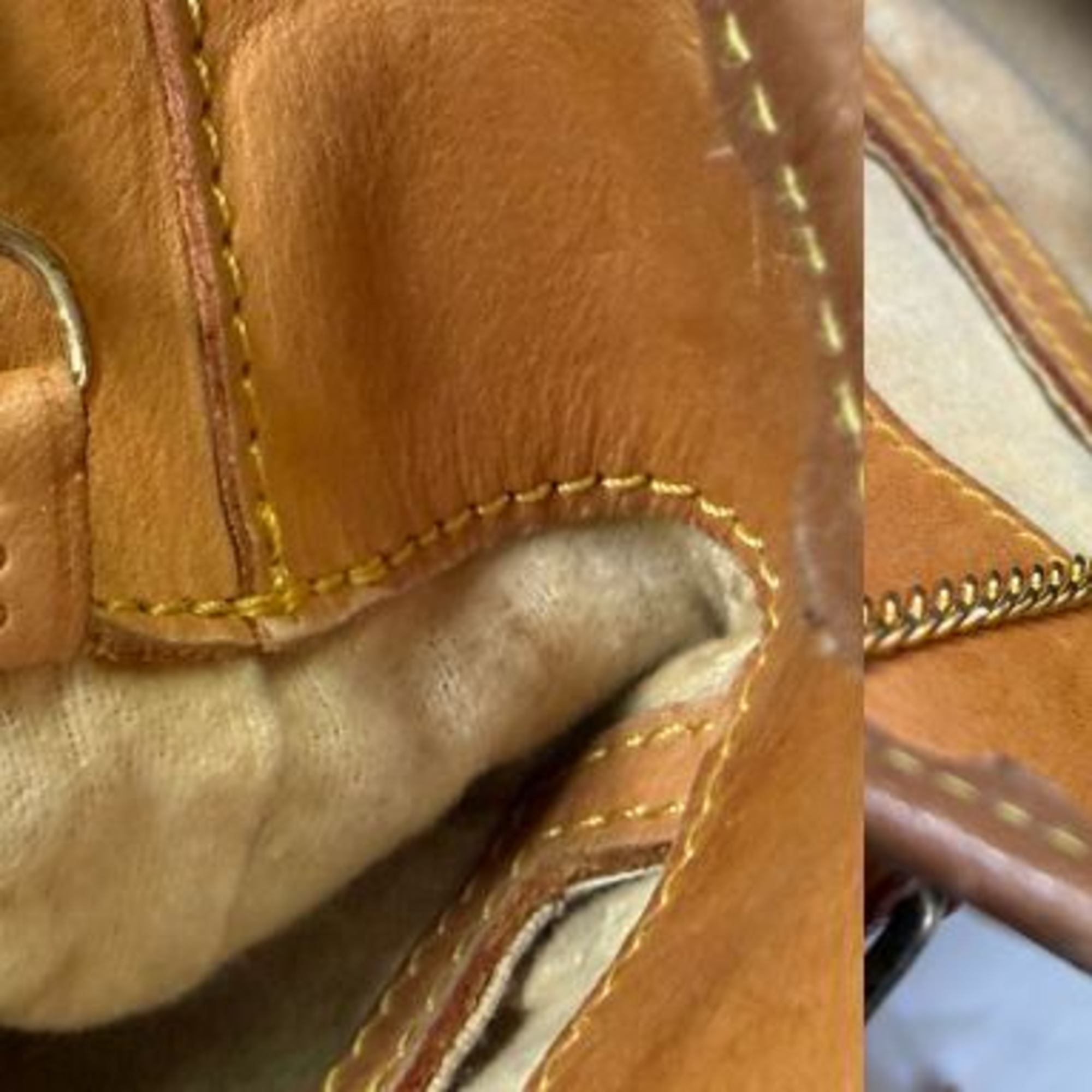 Louis Vuitton Brown Pvc Leather Shoulder Bag (Pre-Owned)