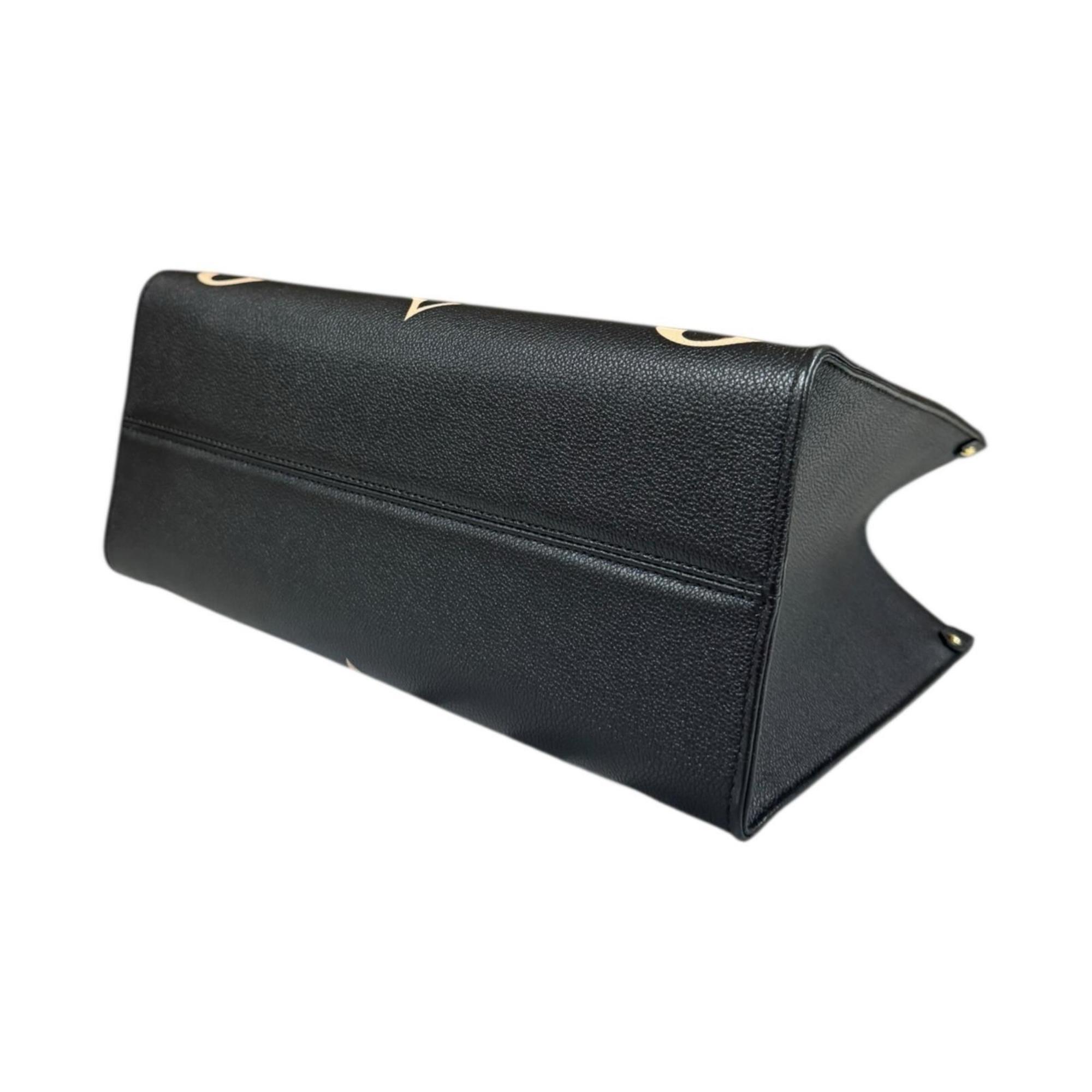 Louis Vuitton Beige Black Monogram Empreinte Shoulder Bag (Pre-Owned)