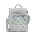 Louis Vuitton Gray Coated Canvas Shoulder Bag (Pre-Owned)