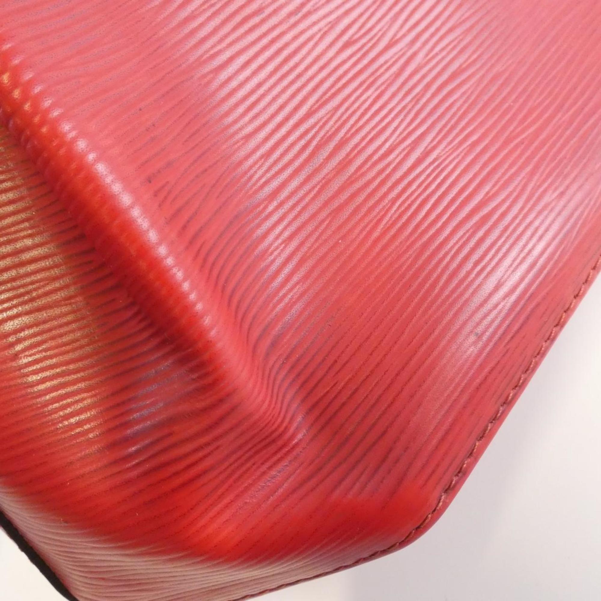 Louis Vuitton Epi Red Color Leather Shoulder Bag (Pre-Owned)