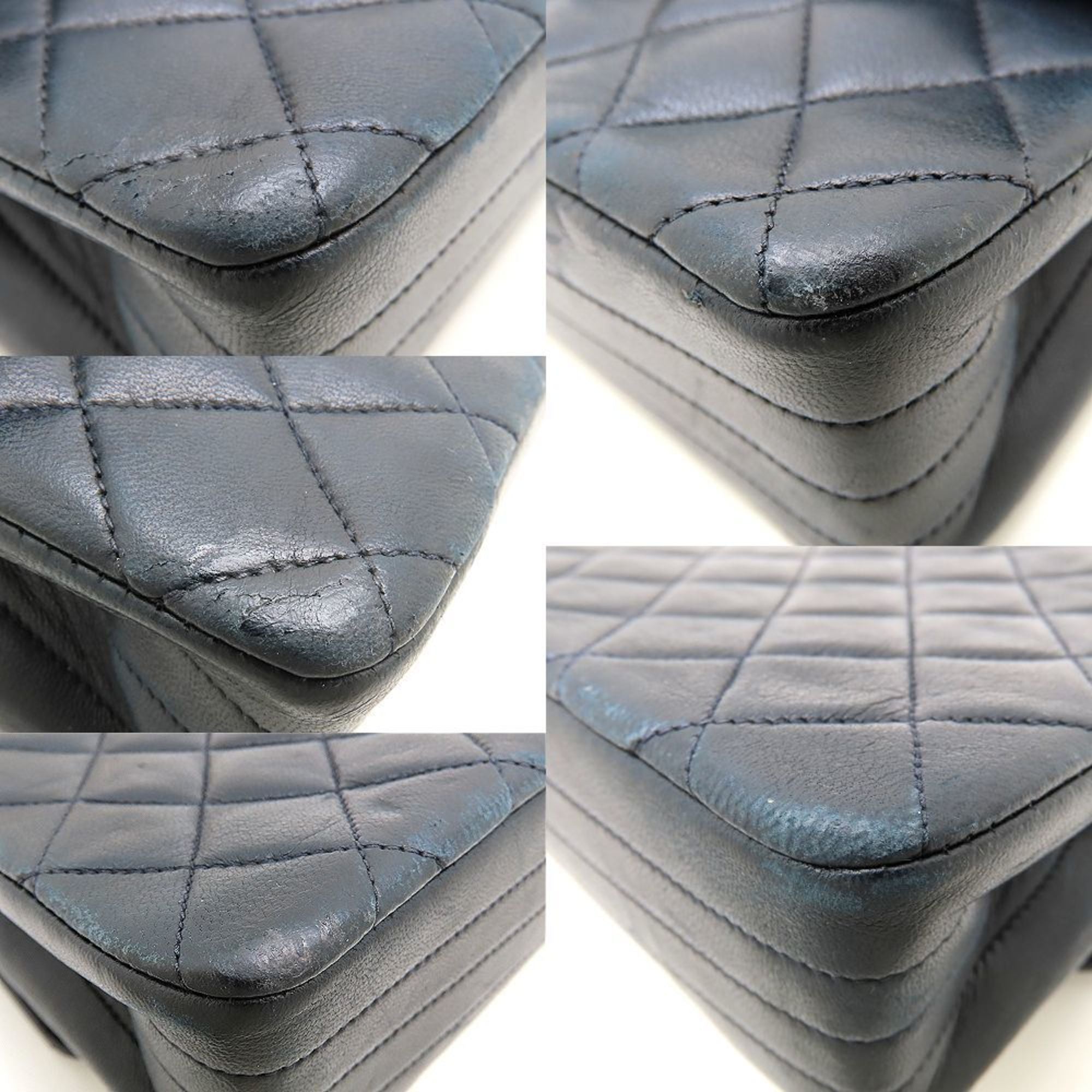 Vintage CC Chain Flap Bag Quilted Lambskin Mini