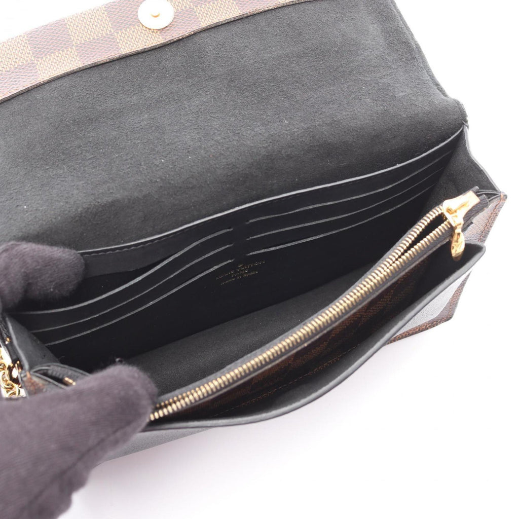 Louis Vuitton Brown Ebene Coated Canvas Shoulder Bag (Pre-Owned)