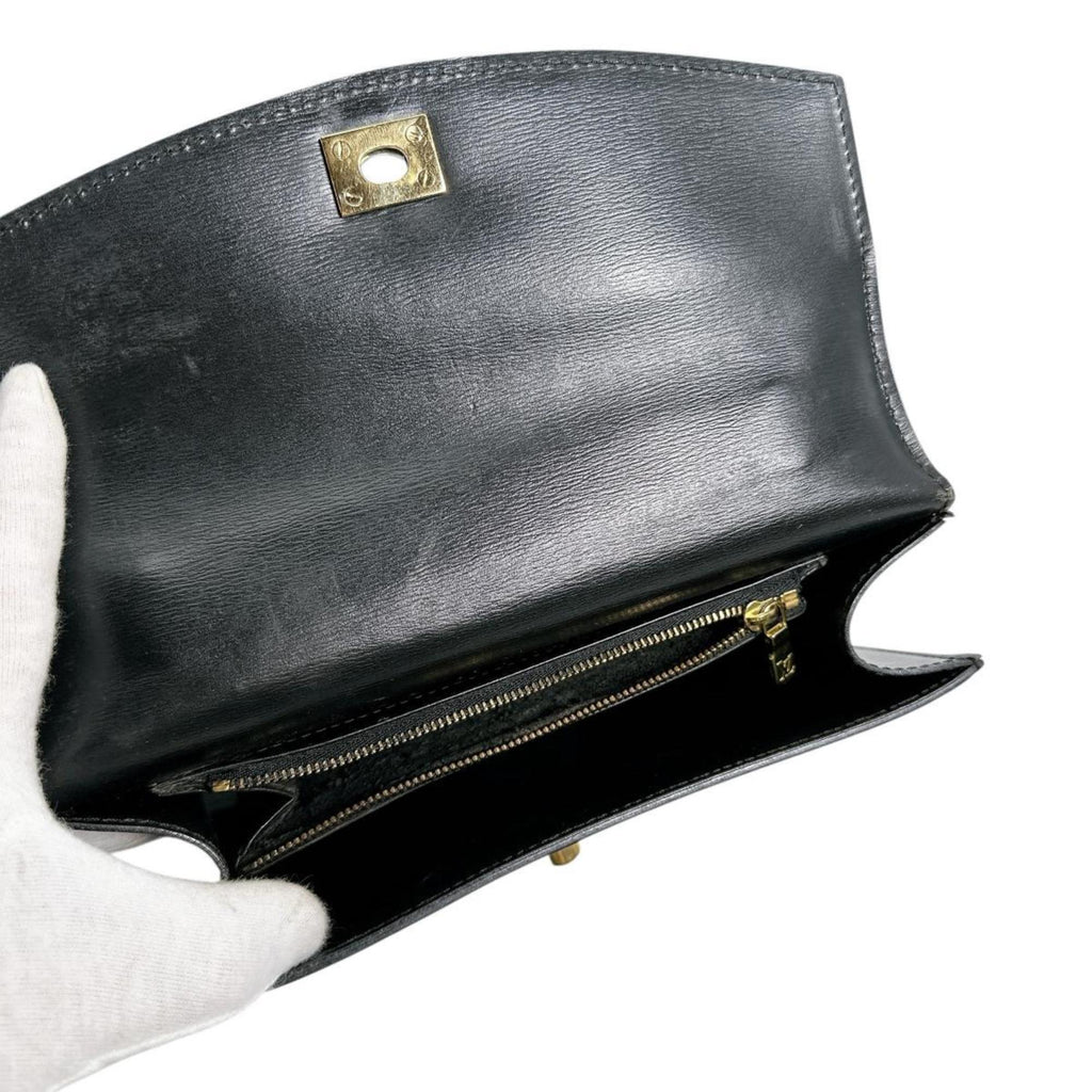 Louis Vuitton Black Epi Leather Handbag (Pre-Owned)