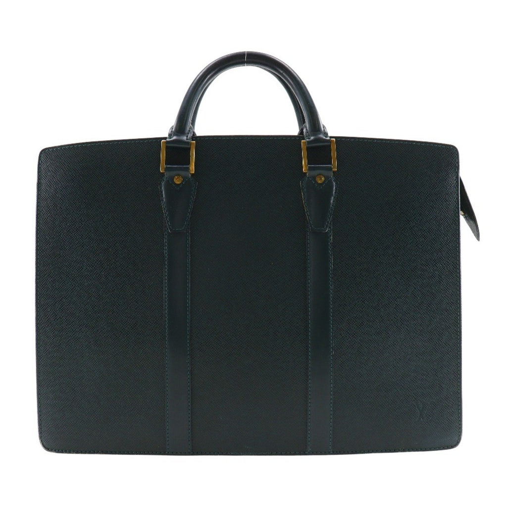 Louis Vuitton Episea Green Taiga Leather Briefcase (Pre-Owned)