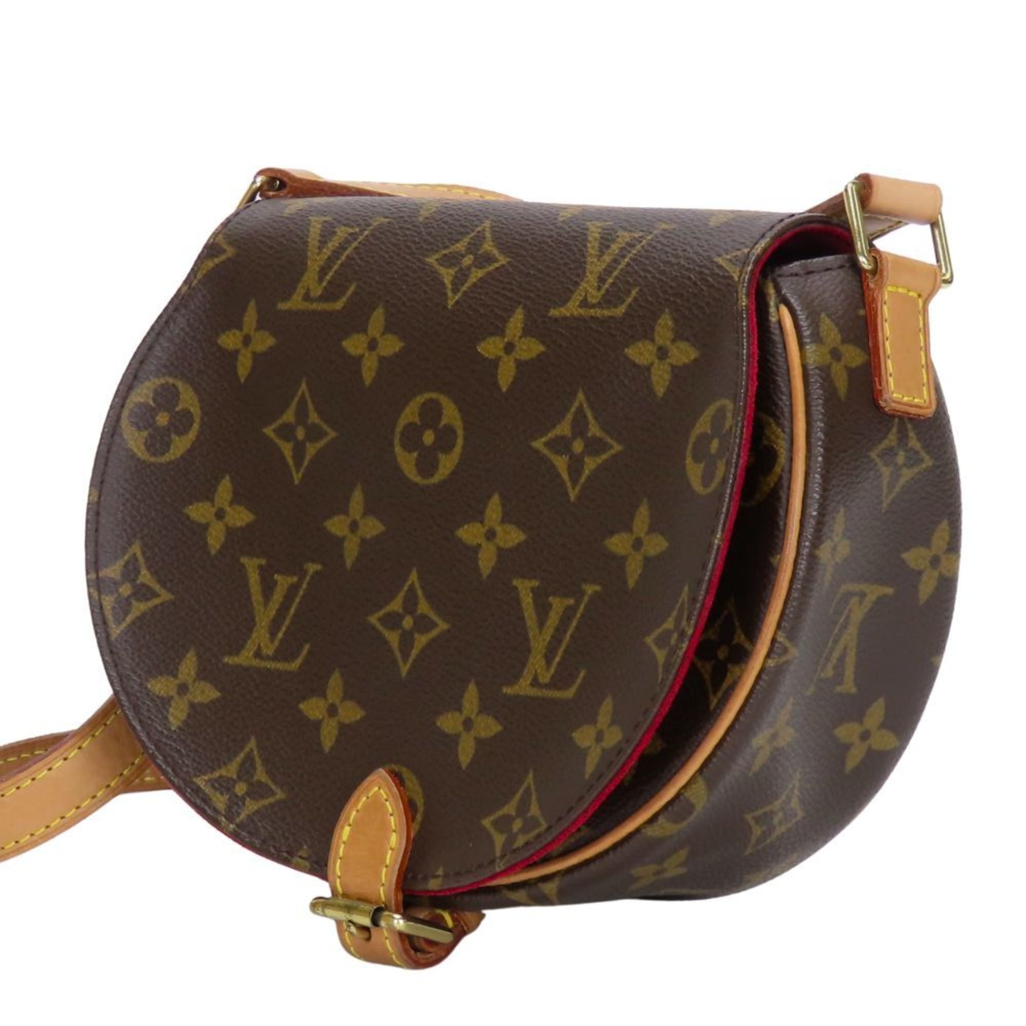 Tambourine Handbag Monogram Canvas