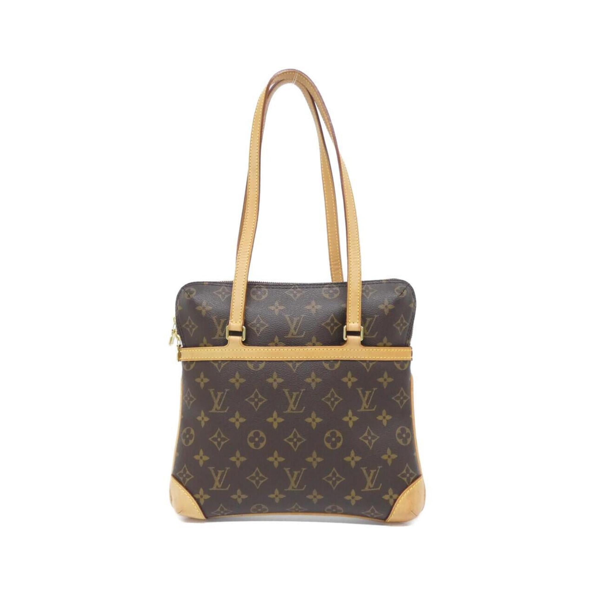 Louis Vuitton Marron Coated Canvas Shoulder Bag (Pre-Owned)