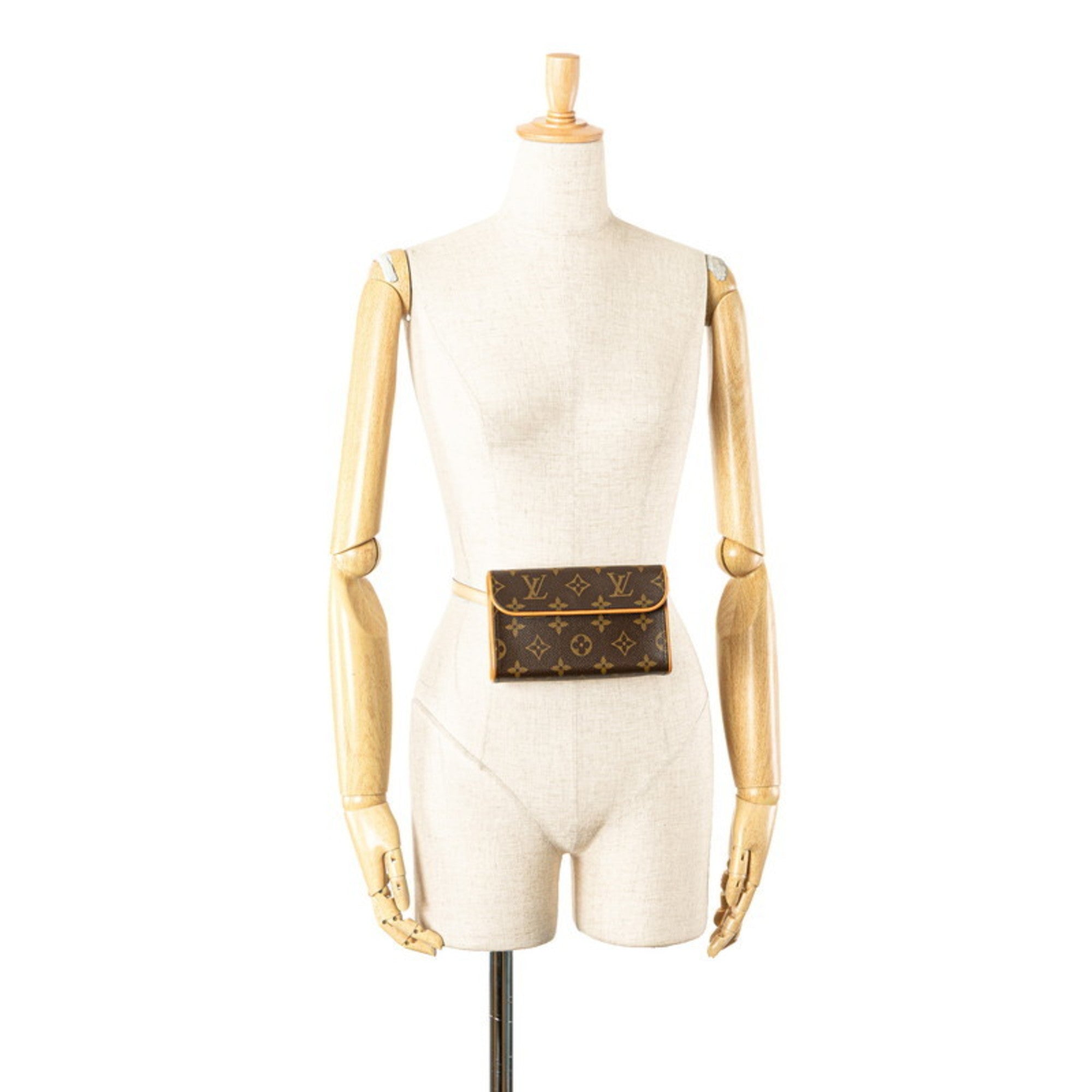 Louis Vuitton Brown Pvc Leather Fanny Pack Pochette (Pre-Owned)