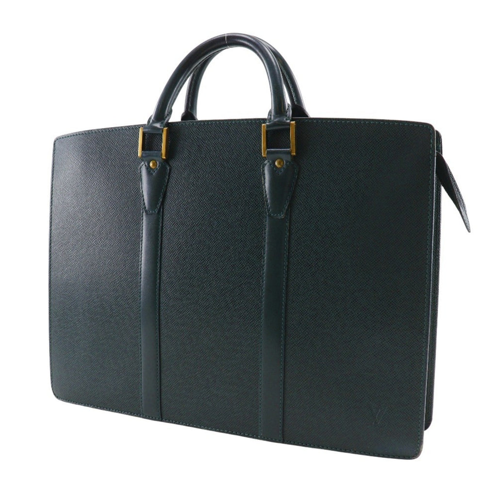 Louis Vuitton Episea Green Taiga Leather Briefcase (Pre-Owned)