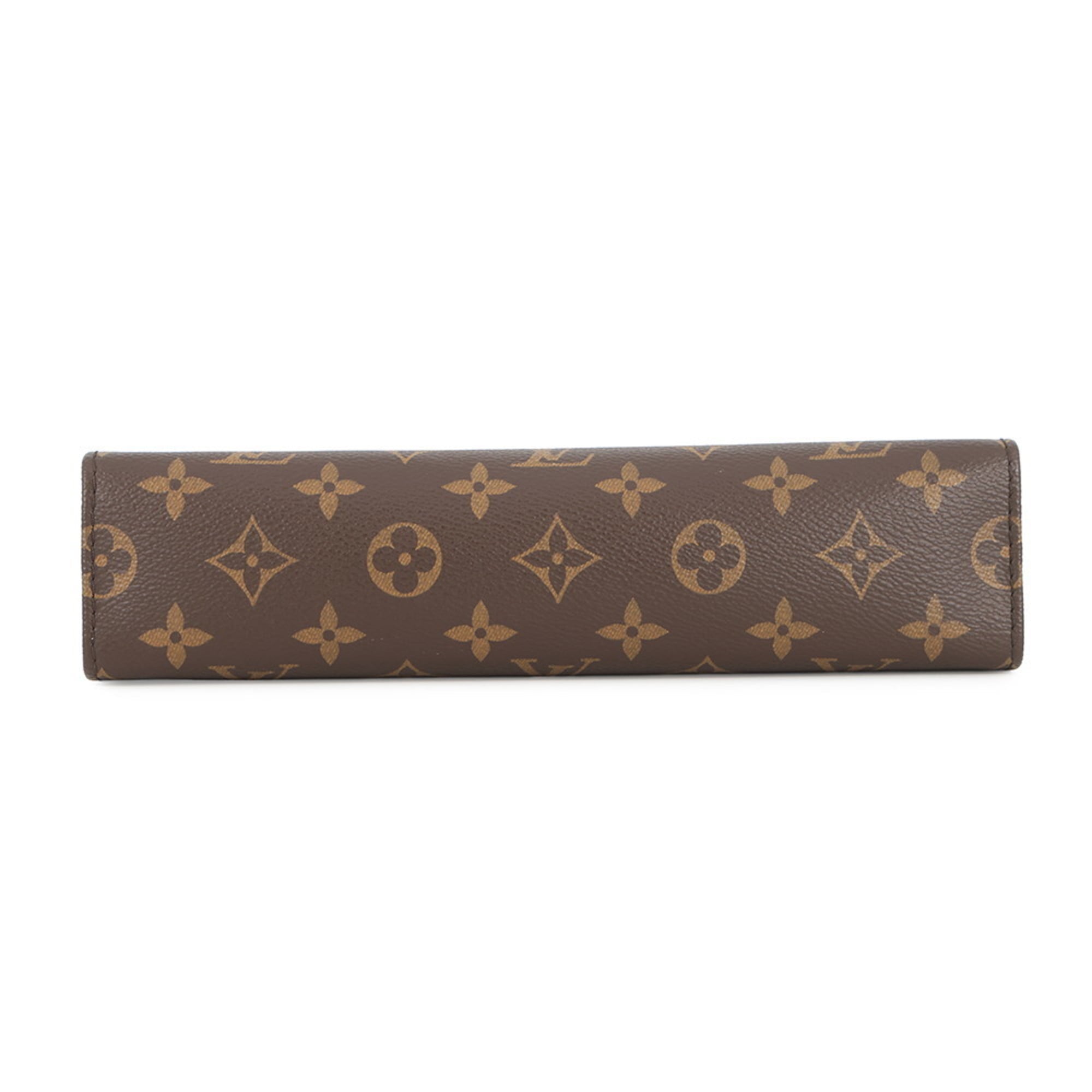 Louis Vuitton Brown Monogram Monogram Clutch Bag Pouch Shoulder Bag (Pre-Owned)