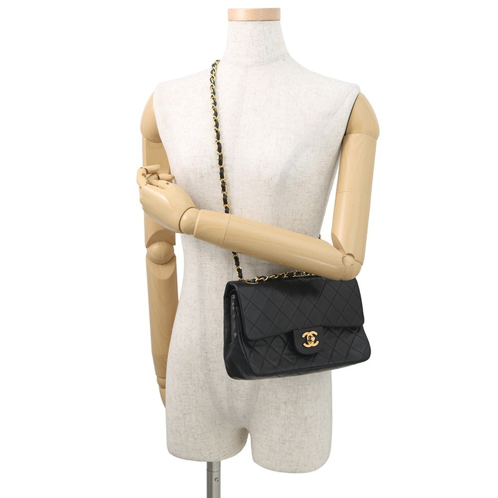 Vintage Classic Double Flap Bag Quilted Lambskin Small