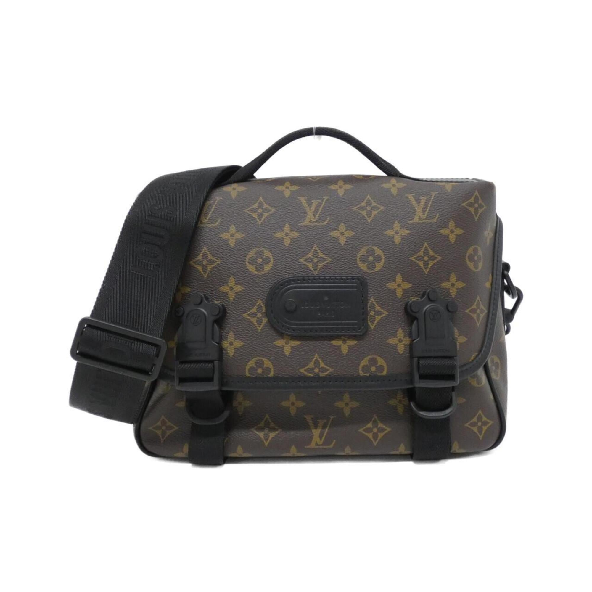Louis Vuitton Monogram Macassar Marron Coated Canvas Shoulder Bag (Pre-Owned)