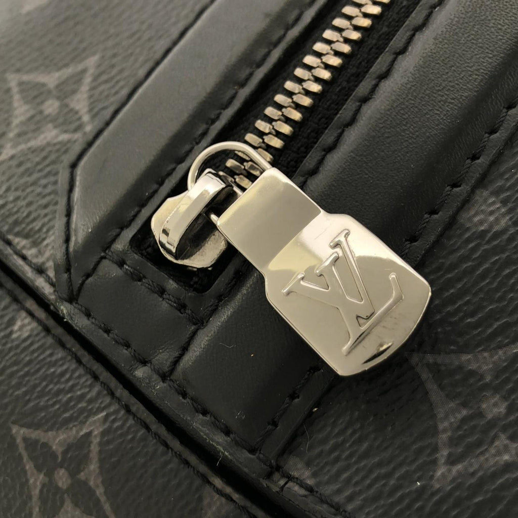 Louis Vuitton Black Coated Canvas Shoulder Bag (Pre-Owned)