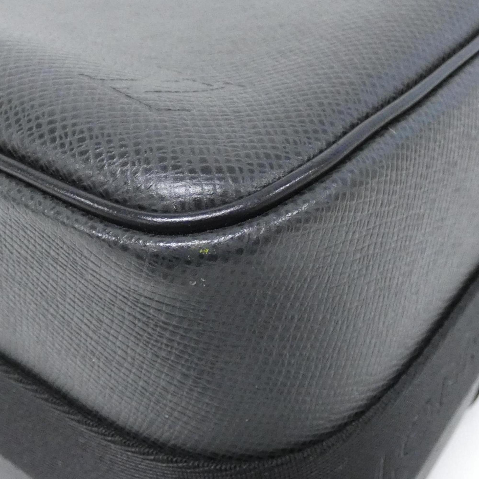 Louis Vuitton Ardoise Dark Gray Gray Leather Shoulder Bag (Pre-Owned)