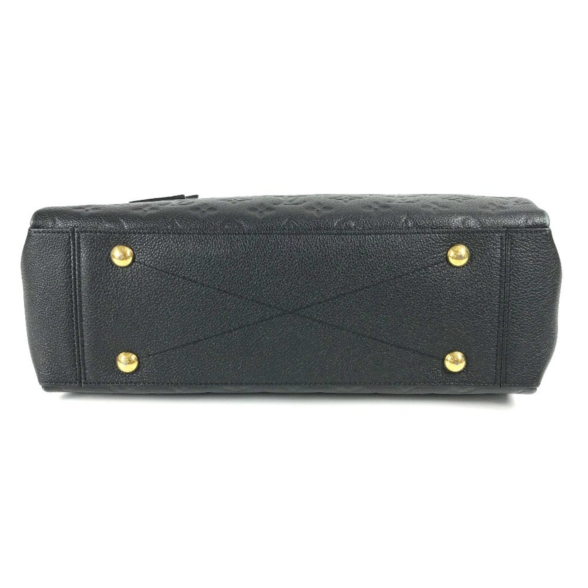 Louis Vuitton Black Noir Monogram Empreinte Shoulder Bag Tote Bag (Pre-Owned)