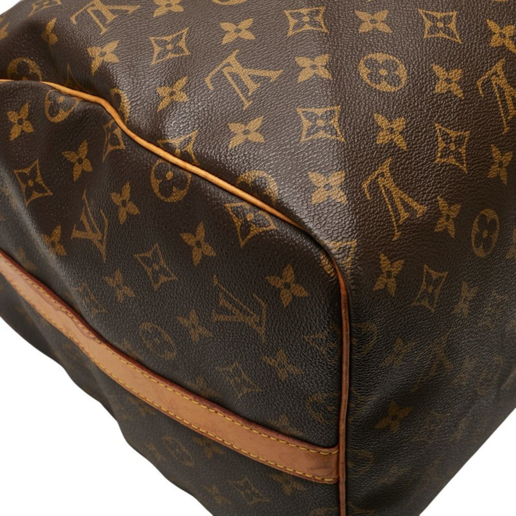 Louis Vuitton Monogram Brown Pvc Leather Boston Bag Shoulder Bag (Pre-Owned)