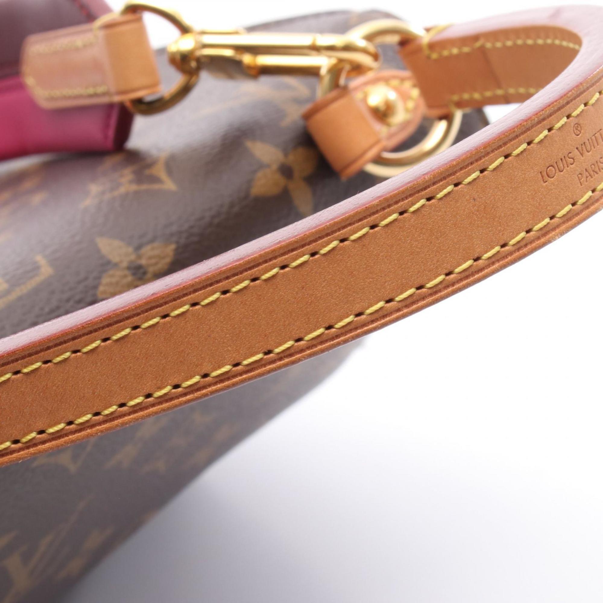 Louis Vuitton Brown Pvc Leather Handbag (Pre-Owned)