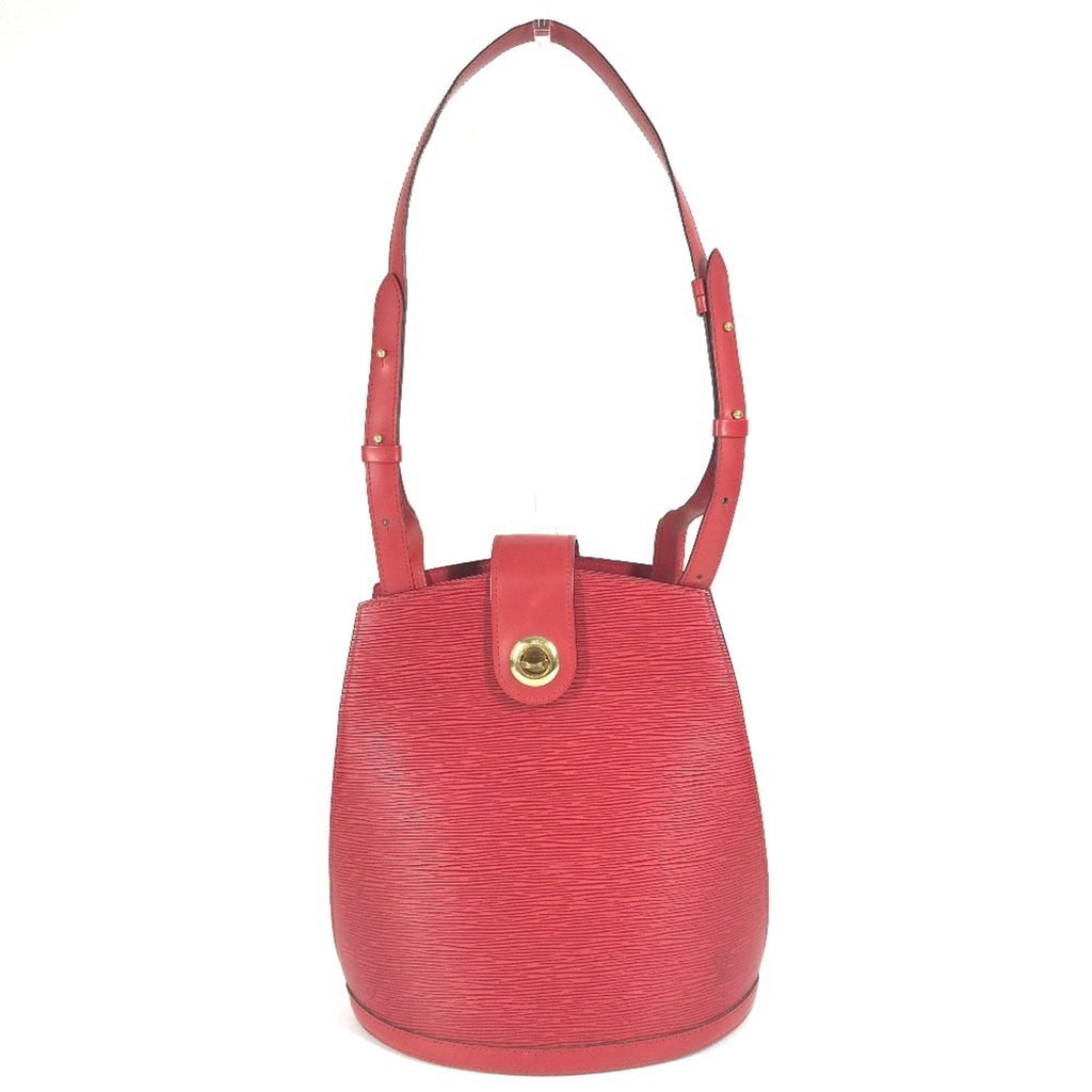 Louis Vuitton Castilian Red Red Color Epi Leather Shoulder Bag (Pre-Owned)