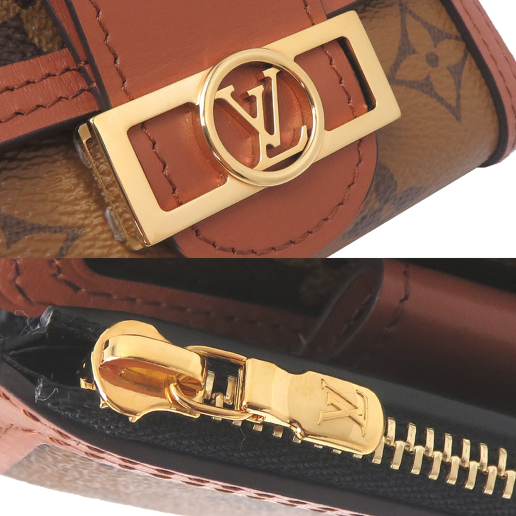 Louis Vuitton Brown Monogram Wallet (Tri-Fold) (Pre-Owned)