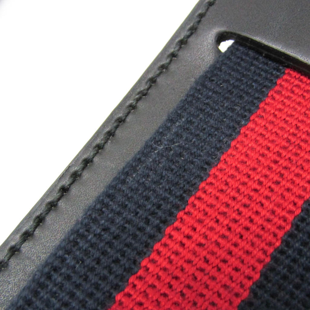 Web Strap Front Zip Messenger Bag GG Coated Canvas Small