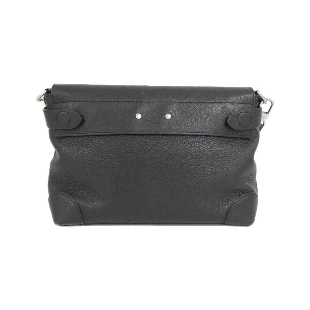 Louis Vuitton Black Leather Shoulder Bag (Pre-Owned)