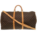 Louis Vuitton Brown Monogram Canvas Boston Bag (Pre-Owned)