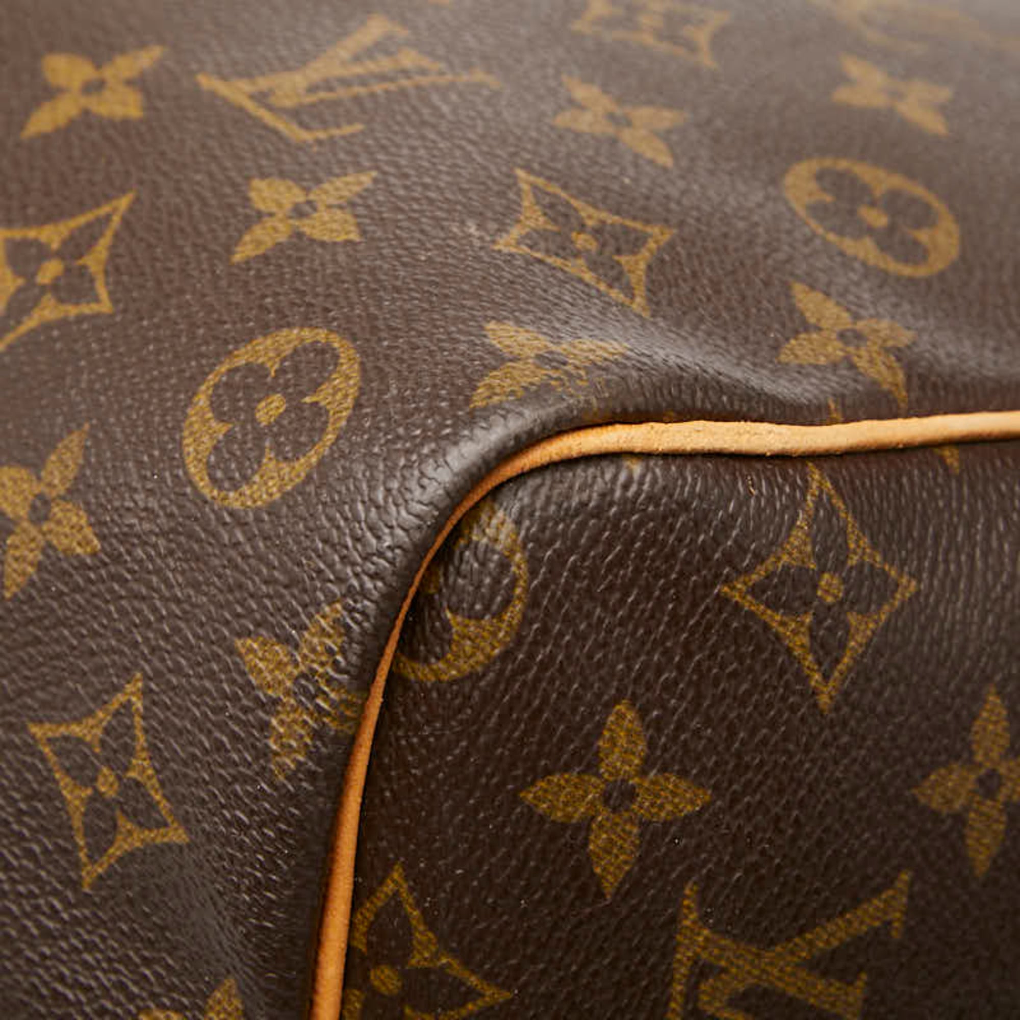 Louis Vuitton Monogram Brown Monogram Monogram Pvc Leather Boston Bag Shoulder Bag (Pre-Owned)