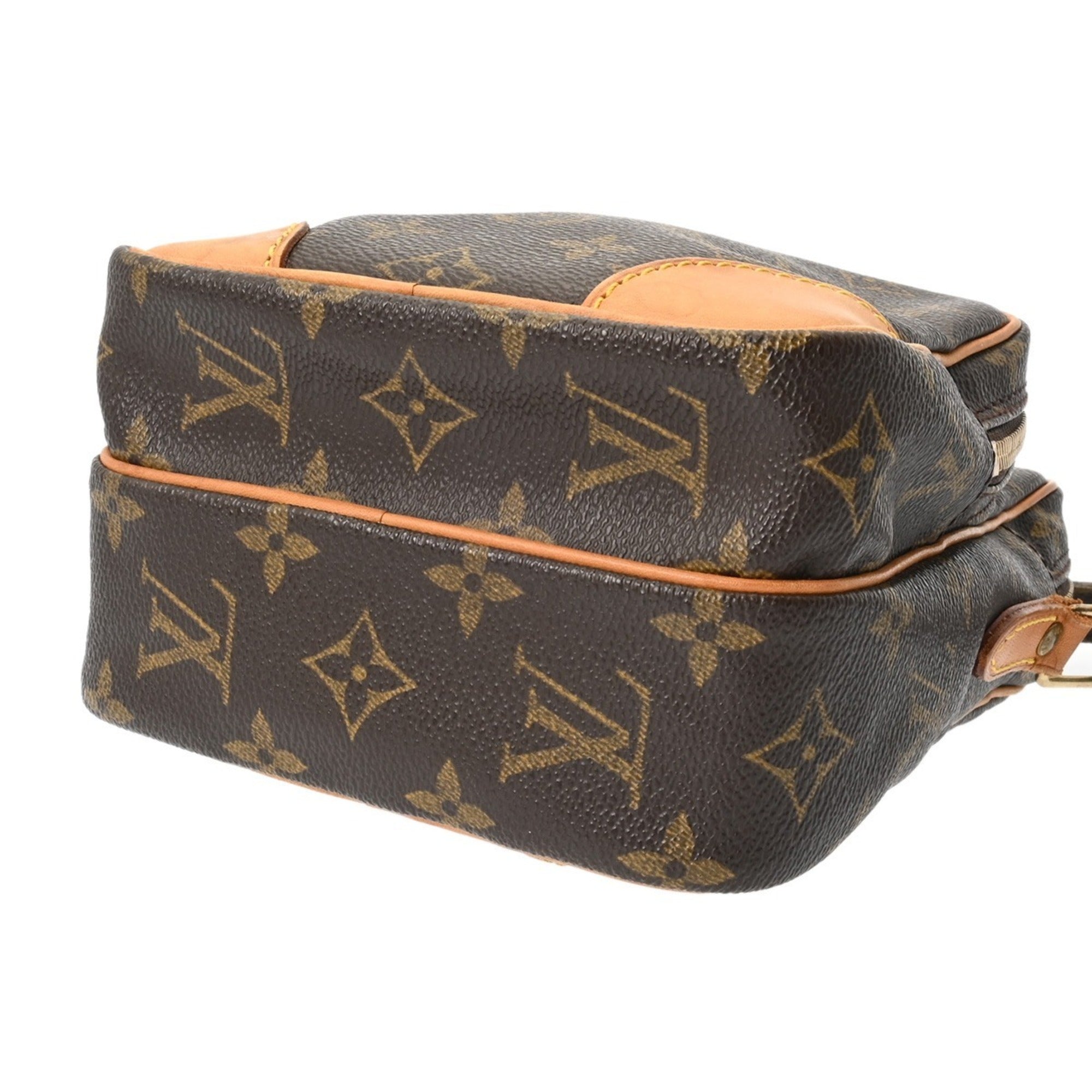 Louis Vuitton Brown Monogram Canvas Shoulder Bag (Pre-Owned)