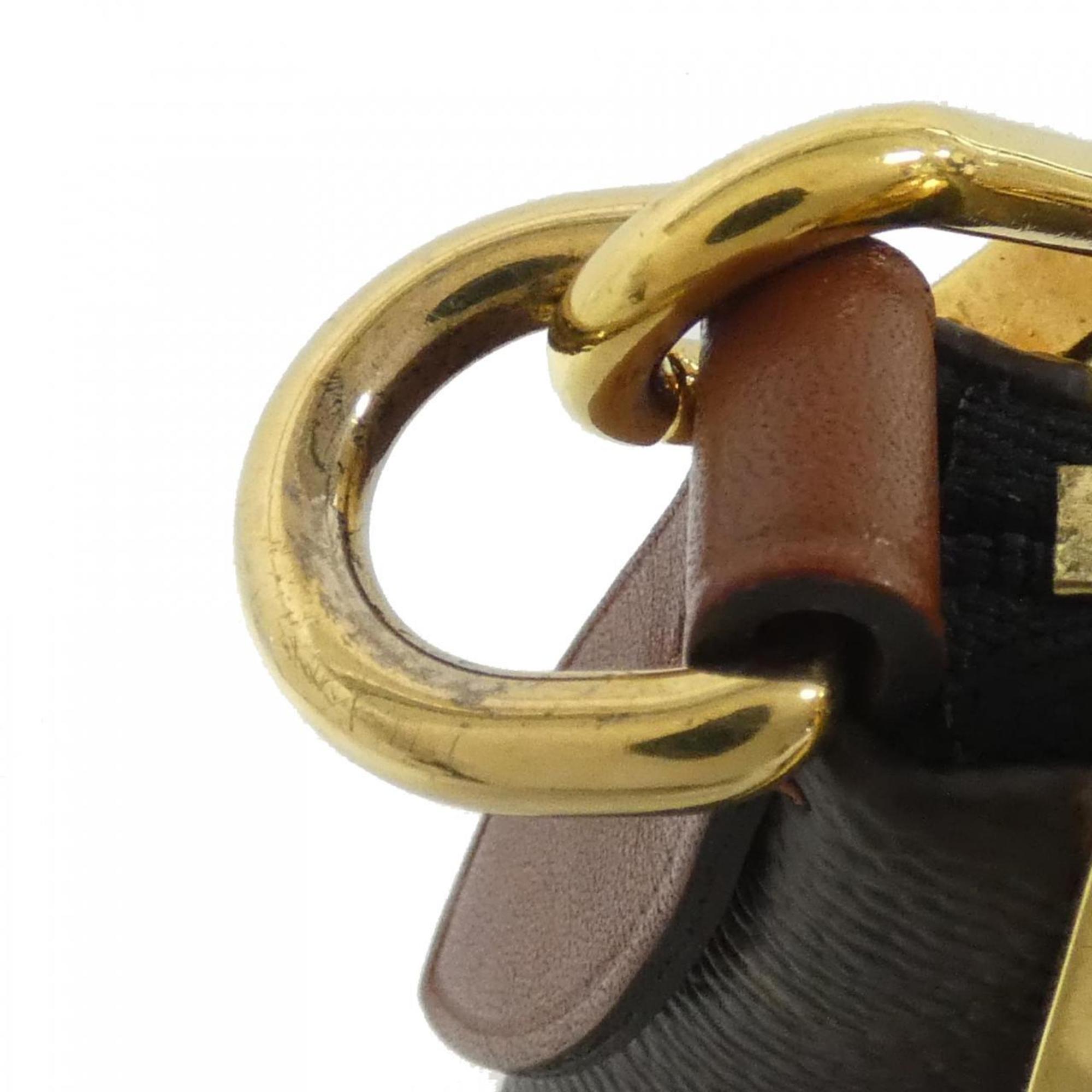 Louis Vuitton Brown Coated Canvas Leather Handbag (Pre-Owned)