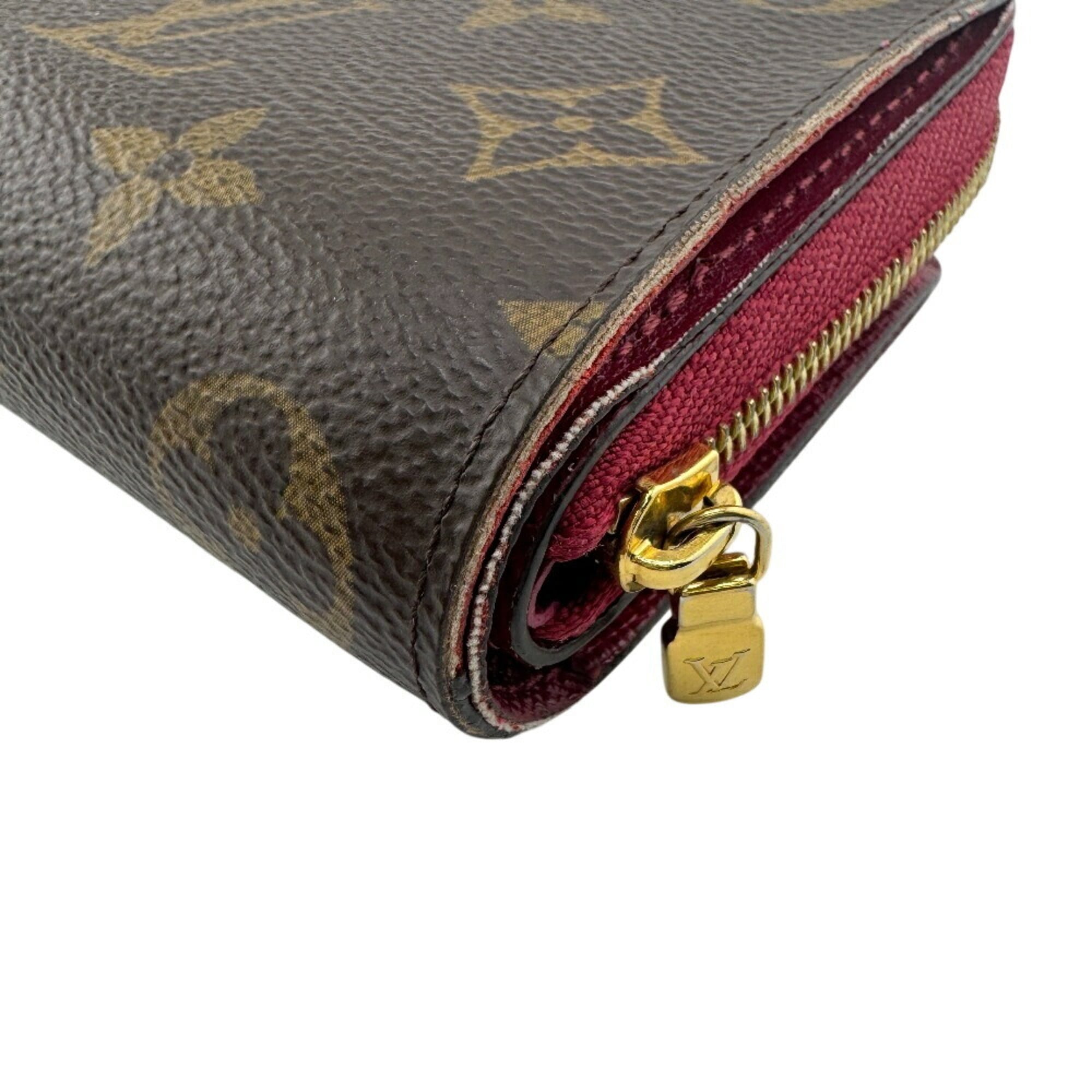 Louis Vuitton Pink Leather Wallet (Bi-Fold) (Pre-Owned)